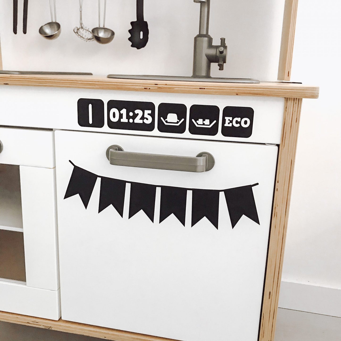 banner sticker ikea duktig keuken