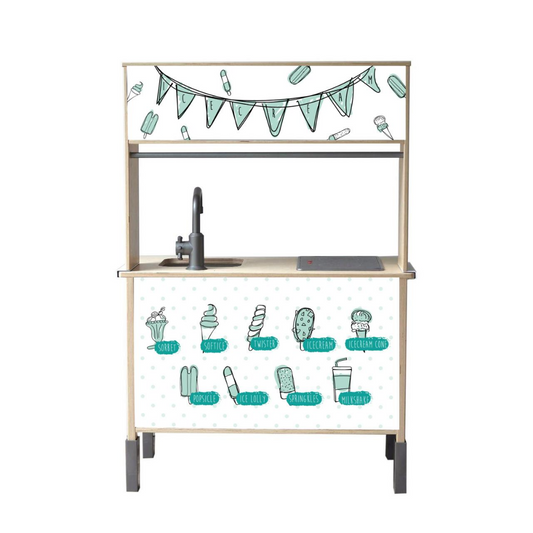 Magnetic Ice Cream Bar Blue Set